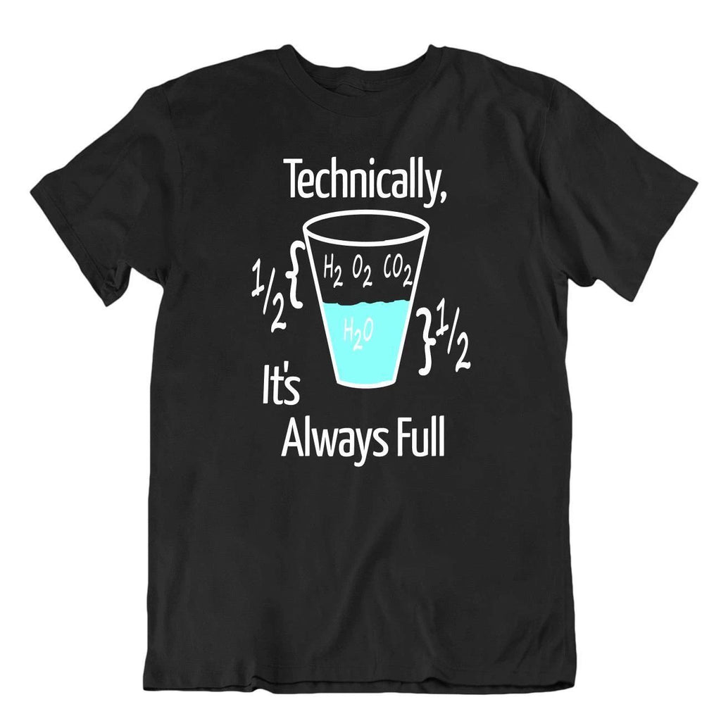 Unisex Cool Gift T-Shirt Teacher Joke Tee Optimist Humor Shirt Casual Geek