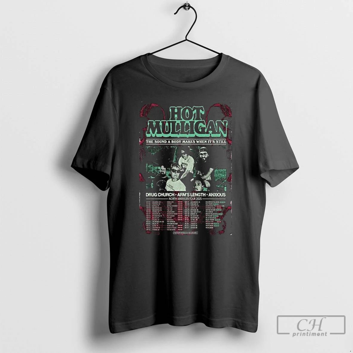 Classic Hot Mulligan North America Tour 2025 Concert Long Sleve T Shirts