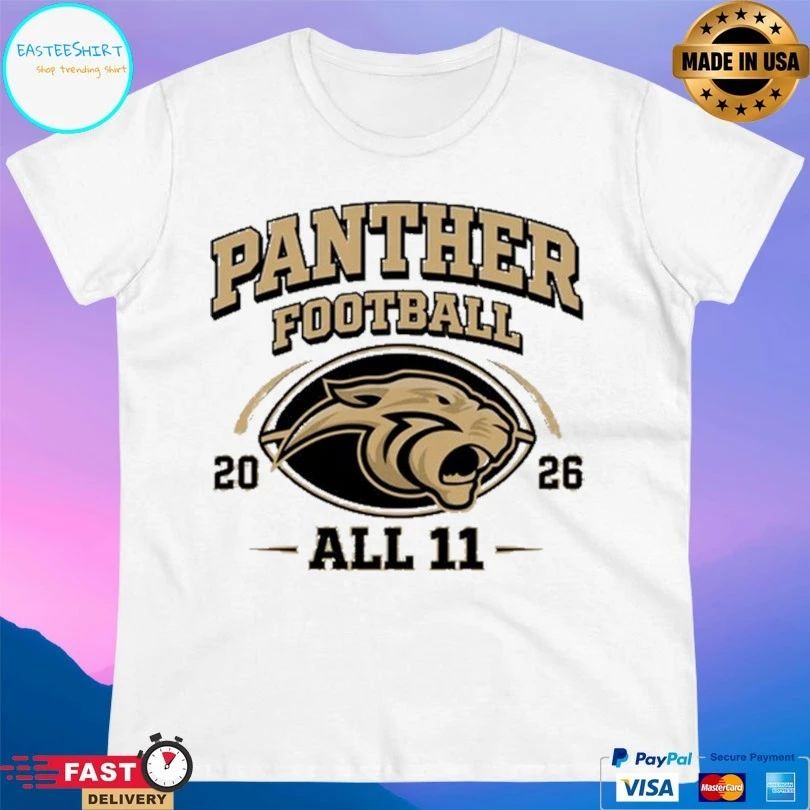 Plano East Crown Trio Panther Football All 11 2026 T-shirt