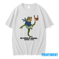No King In America Since 1776 Protest Frog Crown Tshirts Sweater