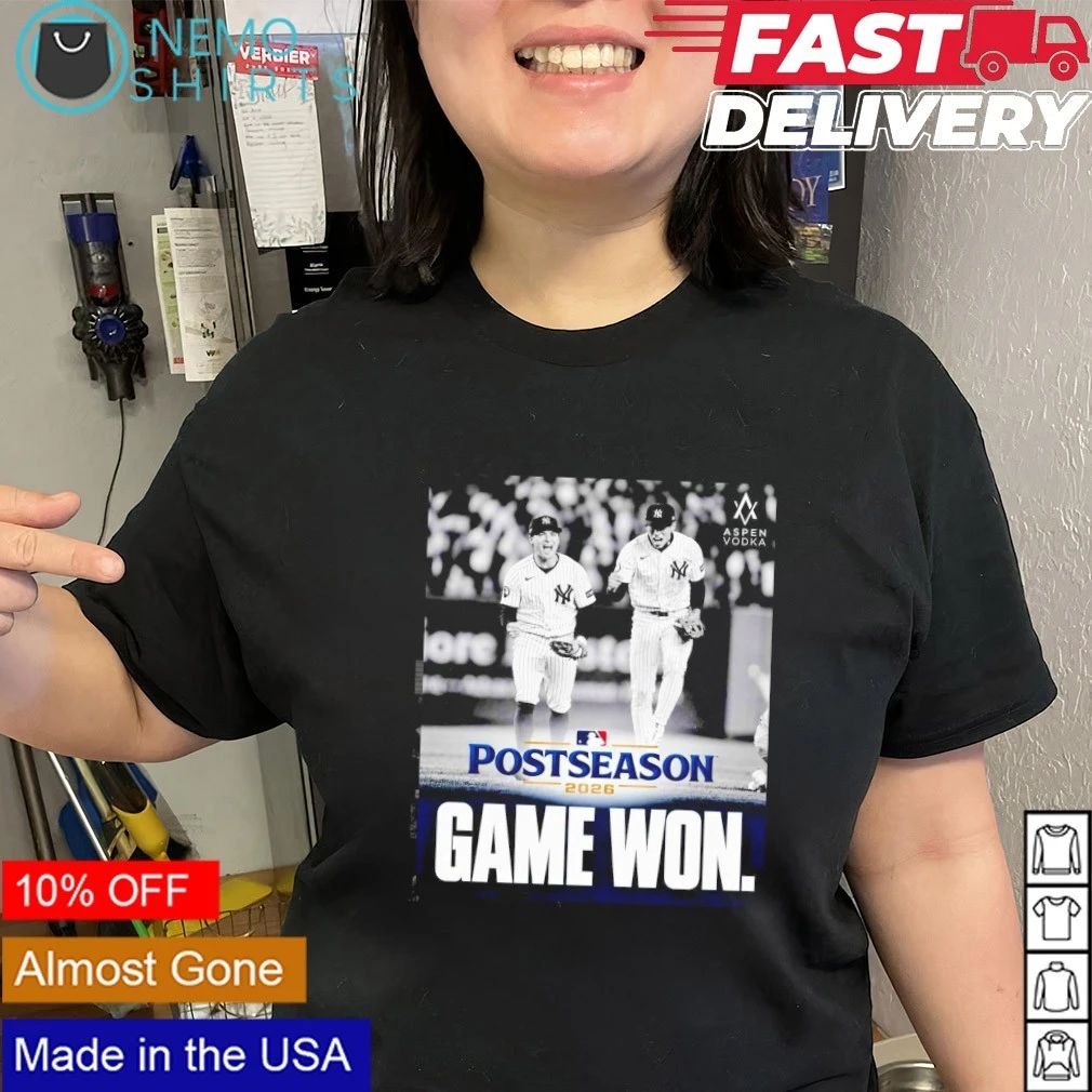 New York Yankees Postseason 2026 Game Won shirt