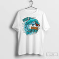 Classic Miami Dolphins Football Surf Score Repeat Mascot T Shirts