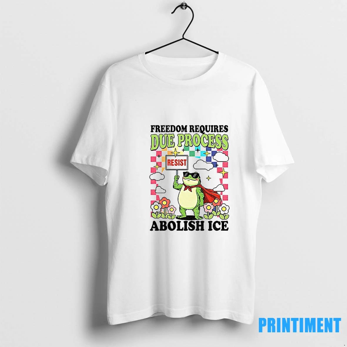 Freedom Requires Due Process Abolish Ice Porland Frog Tshirts Sweater
