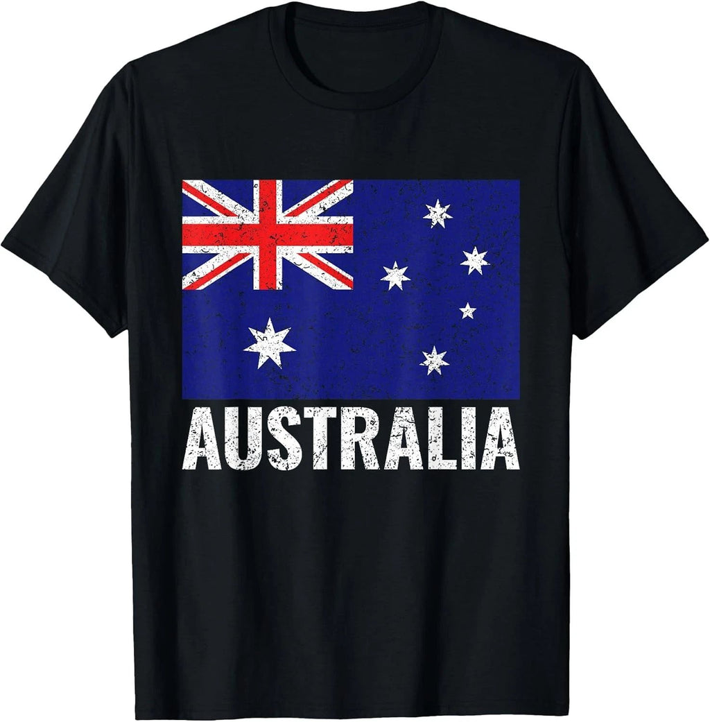 NEW LIMITED Australia Australian Flag Pride Vintage Gift DNA Patriotic T-Shirt