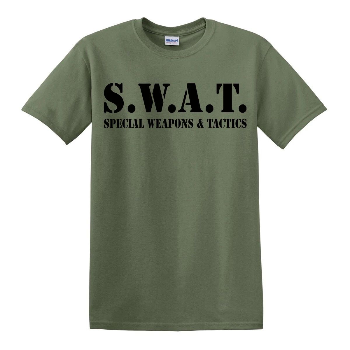 SWAT T Shirt Fancy Dress Military S.W.A.T Police Costume Student Night Party Top