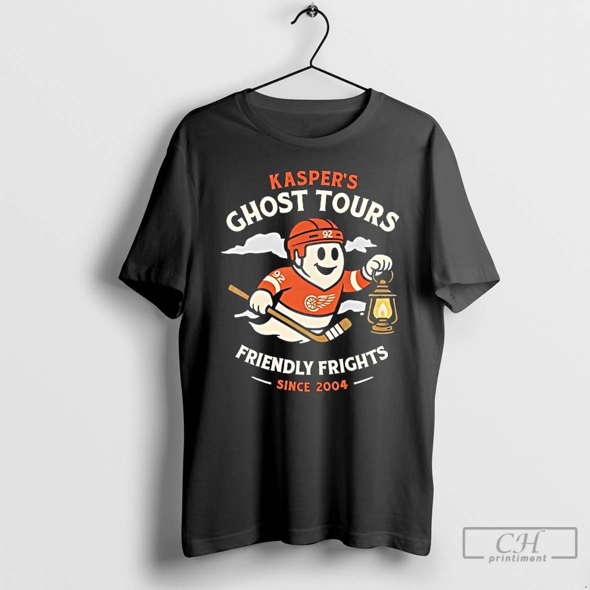 Classic Marco Kaspers Ghost Tours Friendly Frights Detroit Hockey T Shirts