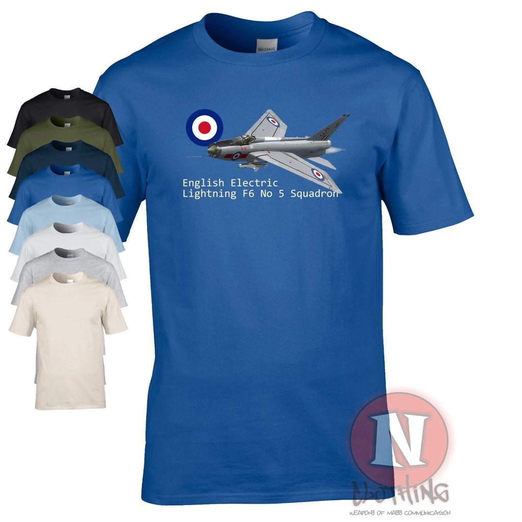 English Electric lightning t-shirt fighter aircraft Great Britain cold war RAF