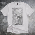 Majestic Dragon Embrace Graphic Tee for Fantasy Lovers
