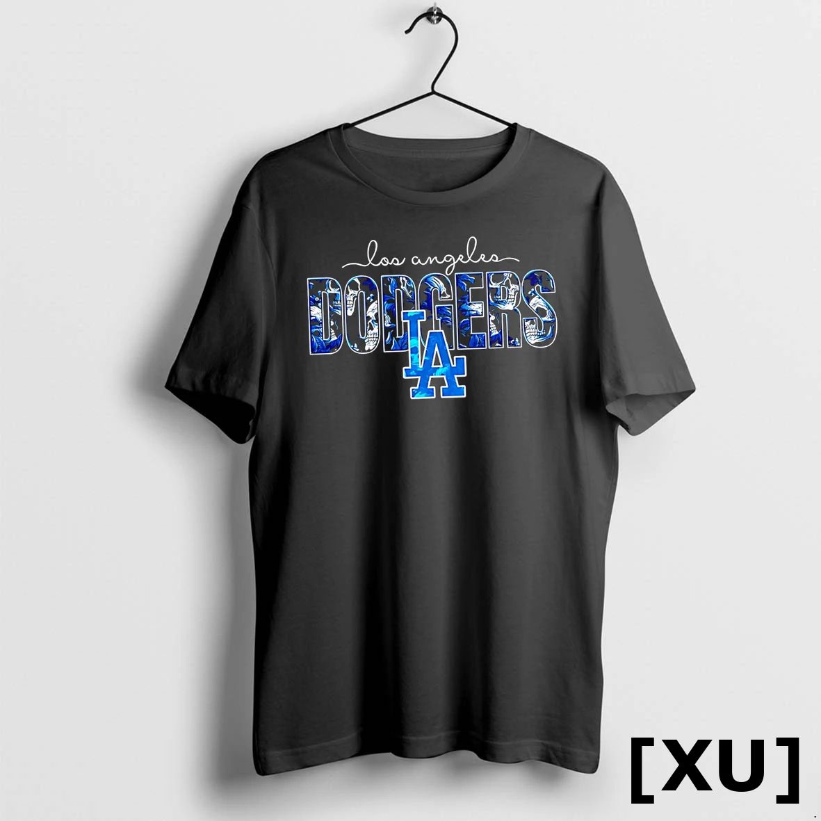 Los Angeles Dodgers Skulls Floral Graphic Baseball Tshirts Sweater
