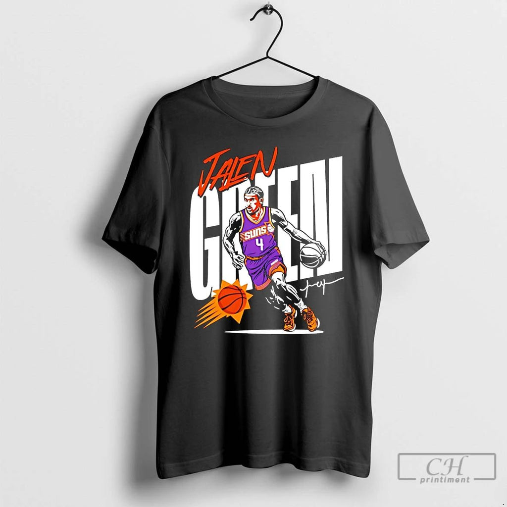 Premium Jalen Green Phoenix Suns Vector Signature T Shirts