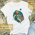Orbital Patriot Tee, Space and Patriotism Combined Shirt, Unisex Top, Perfect fo