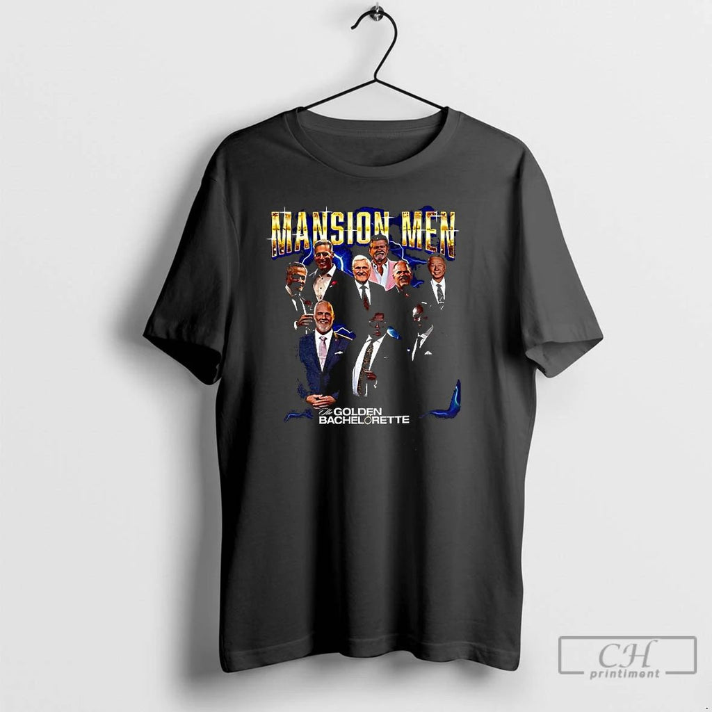 Classic The Golden Bachelorette Heartthrob Mansion Men T Shirts