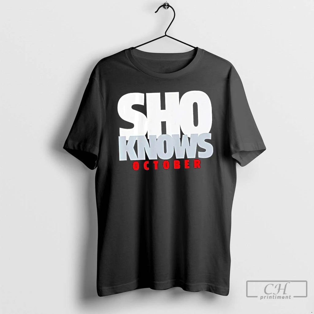 Classic Los Angeles Dodgers Shohei Ohtani Sho Knows October T Shirts