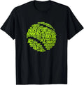 Tennis Terms Tennis Player Playing Tennis Ball T-Shirt