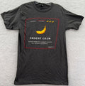 Tultex Gaming Shirt Mens Small Gray Short Sleeve Cotton Crew Neck Top Student