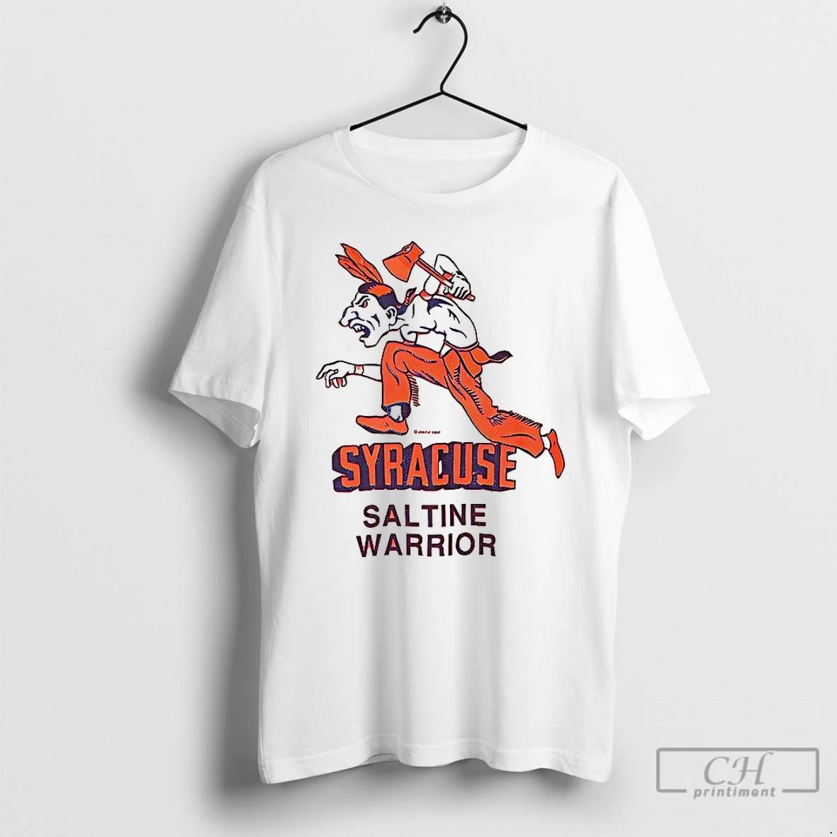 Premium Syracuse Saltine Warriors Mascot Logo T Shirts