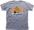 visit Mogadishu surfing holiday funny pirate printed heather t-shirt 9904