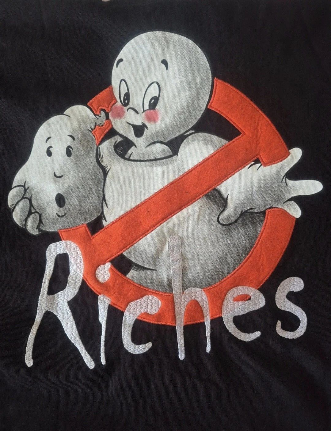 Mens Oversized T-Shirt "Ghost Buster" Rich Paris Size M