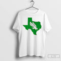 Classic North Texas Mean Green Football Texas Diving Eagle Logo T Shirts