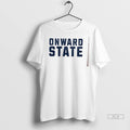 Trendy Officials Onward State Text Simple Shirt Sweater