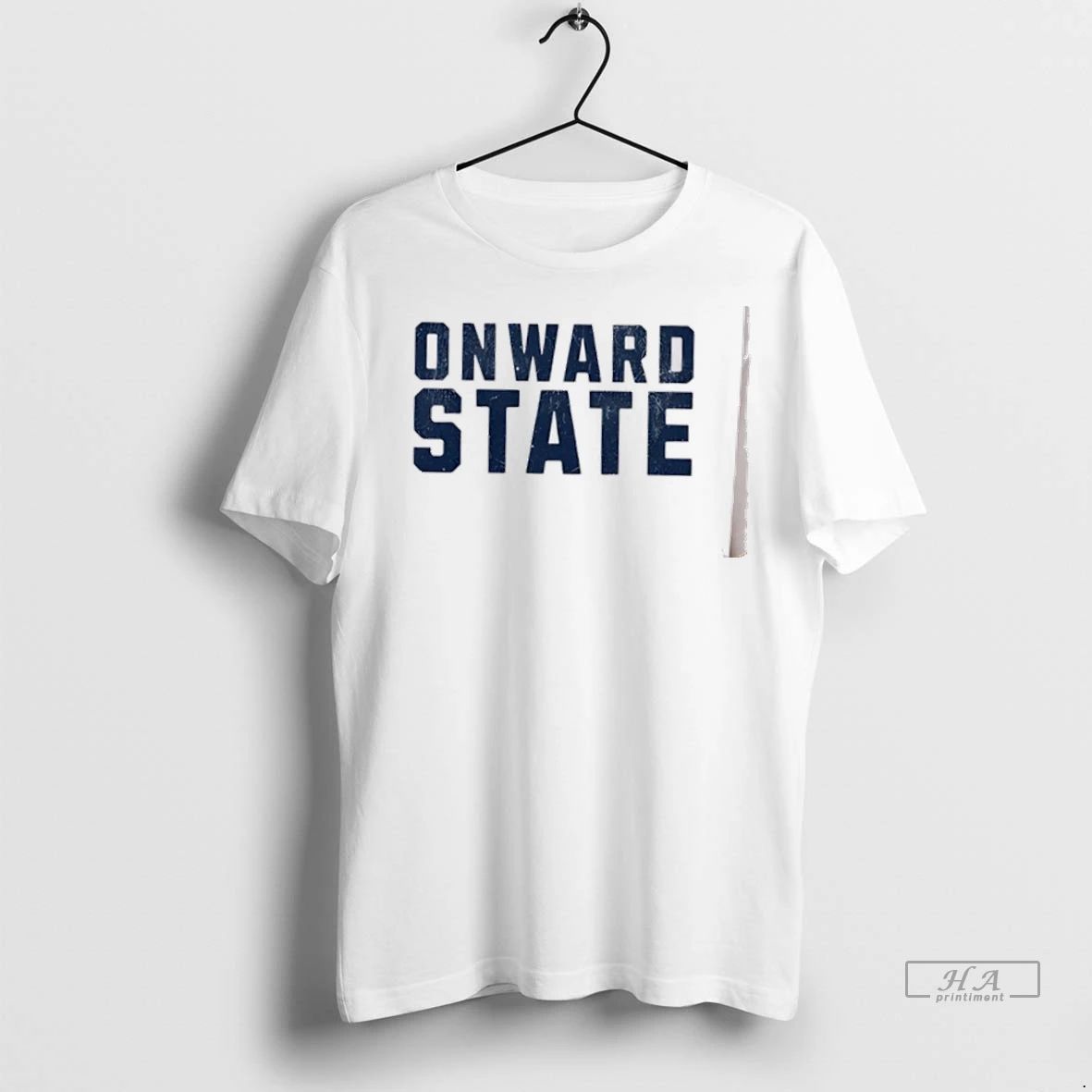 Trendy Officials Onward State Text Simple Shirt Sweater