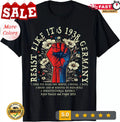 2025/Resist Like It's 1938 Germany Floral Boho Funny Retro T-Shirt , Unisex Tee