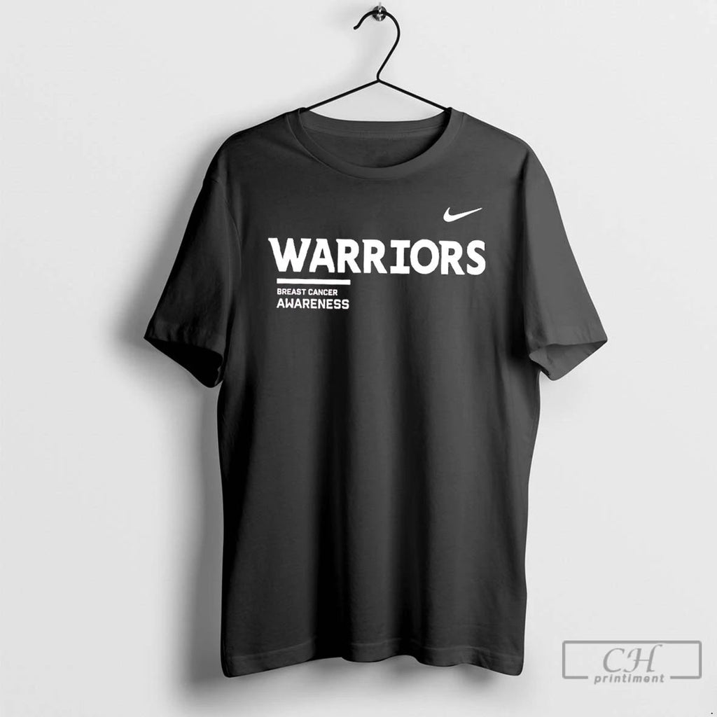 Classic Breast Cancer Awareness Golden State Warriors Pink 2 Sided T Shirts