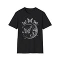 Vintage Moon Butterfly T-Shirt, Celestial Aesthetic Tee, Starry Night Graphic Sh