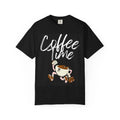 Coffee Time T-Shirt - Comfort Colors — Retro Cartoon Coffee Cup Graphic