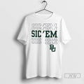 Officials Baylor Bears Ivory Sic Em T Shirt