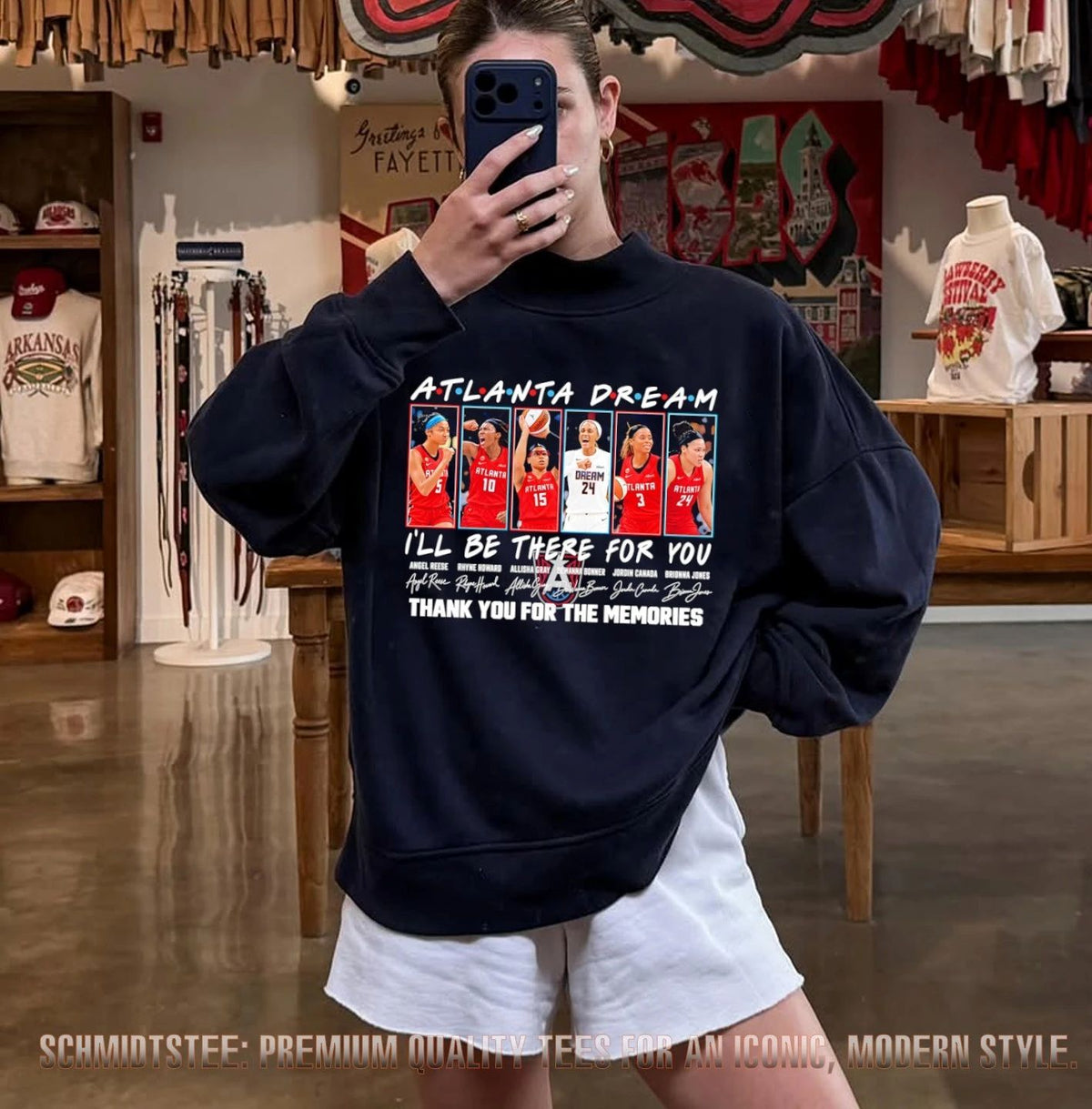 Atlanta Dream 2026 players I’ll be there for you thank you for the memories shirt