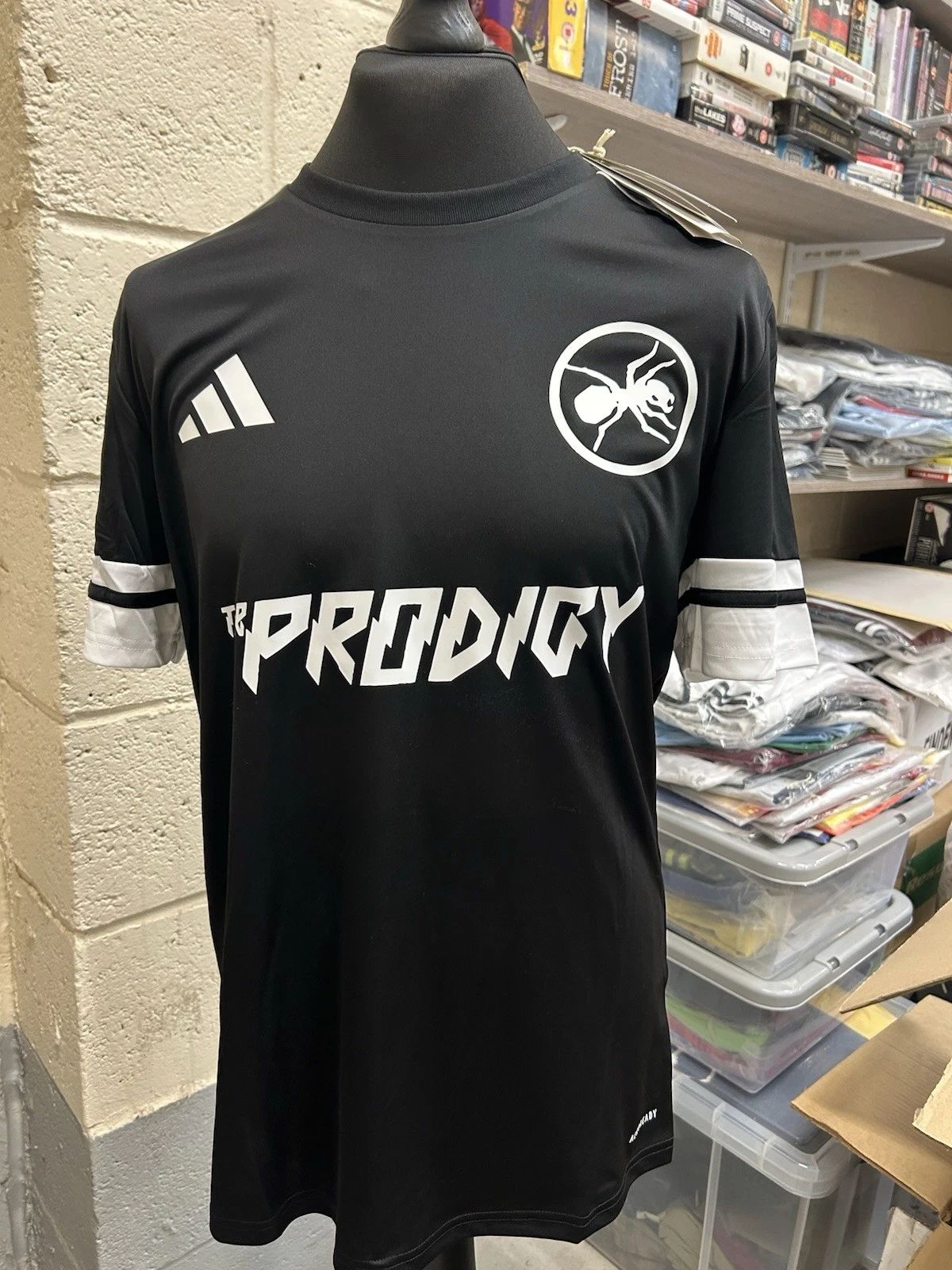 The Prodigy Keith Flint Football Shirt  Adidas custom Size XXL