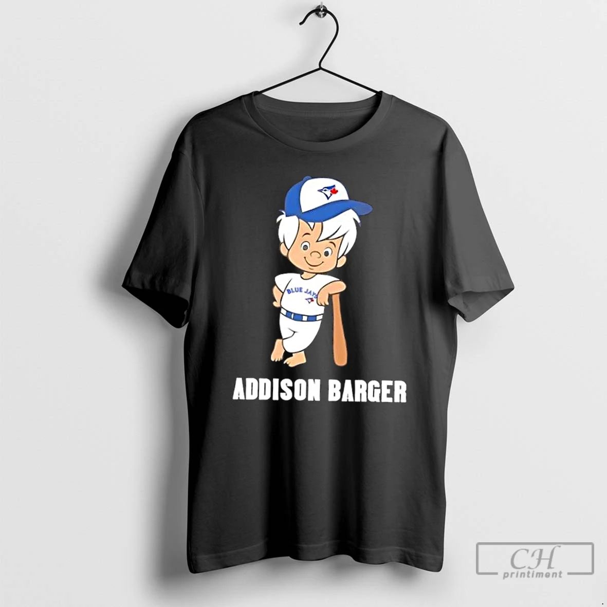 Classic Addison Barger Toronto Blue Jays Caricature T Shirts