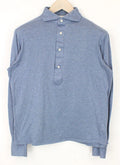 Suitsupply Men's T-Shirt 39/40/15.5 Extra Slim Fit Blue Polo 100% Cotton