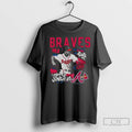 Classic Atlanta Braves Chipper Jones Mitchell Ness Cooperstown Star Moment 2025 Long Sleve
