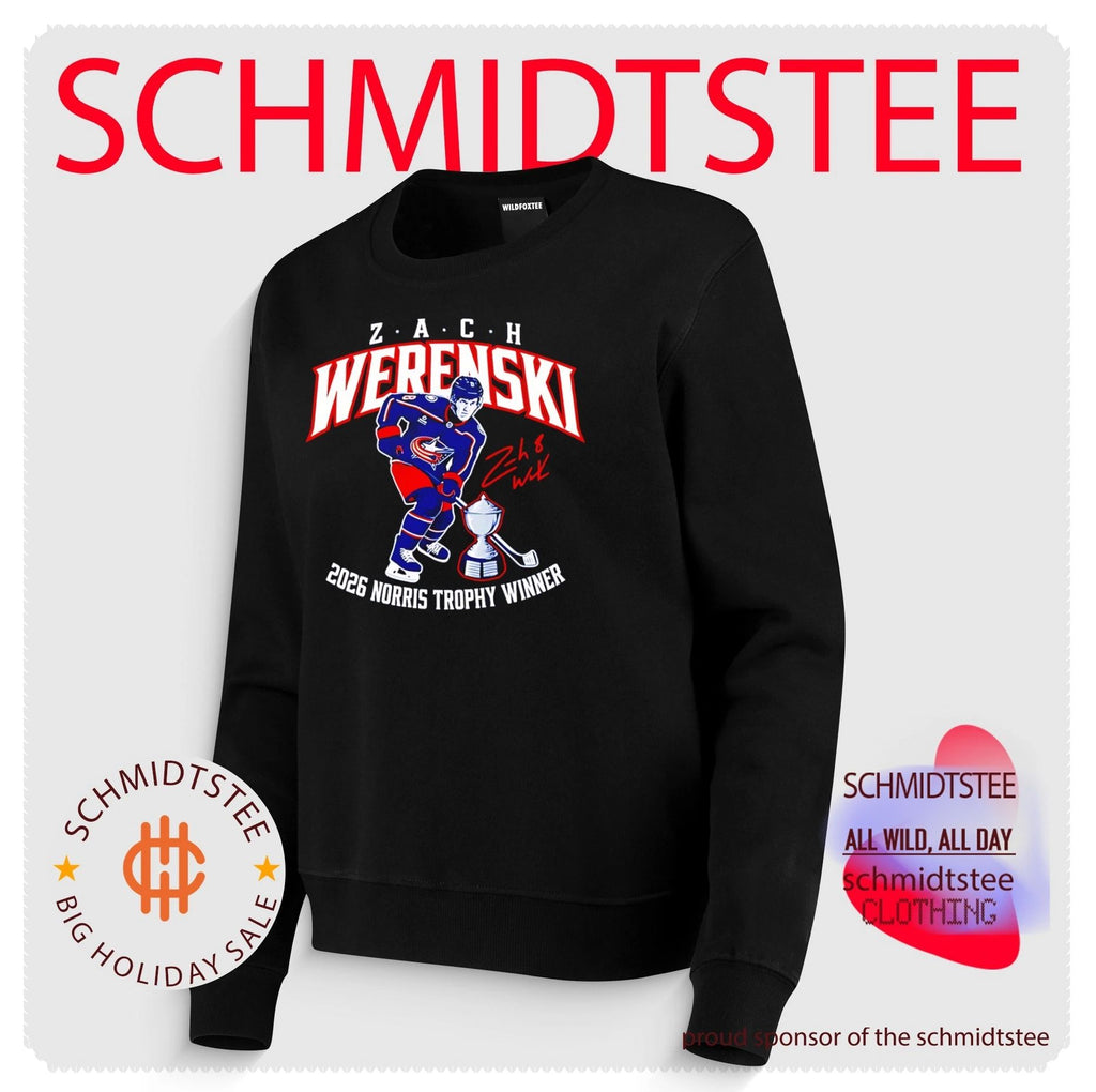 Zach Werenski Columbus Blue Jackets 2026 Norris Trophy Winner Signature shirt
