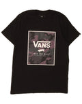 Vans Mens Custom Fit Graphic T-Shirt Top Medium Black Cotton AK02