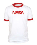 CLASSIC NASA LOGO outer space astronaut - Unisex Cotton Ringer T-Shirt
