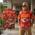 Kansas City Chiefs Mascot Red Tropical Hawaiian Shirt