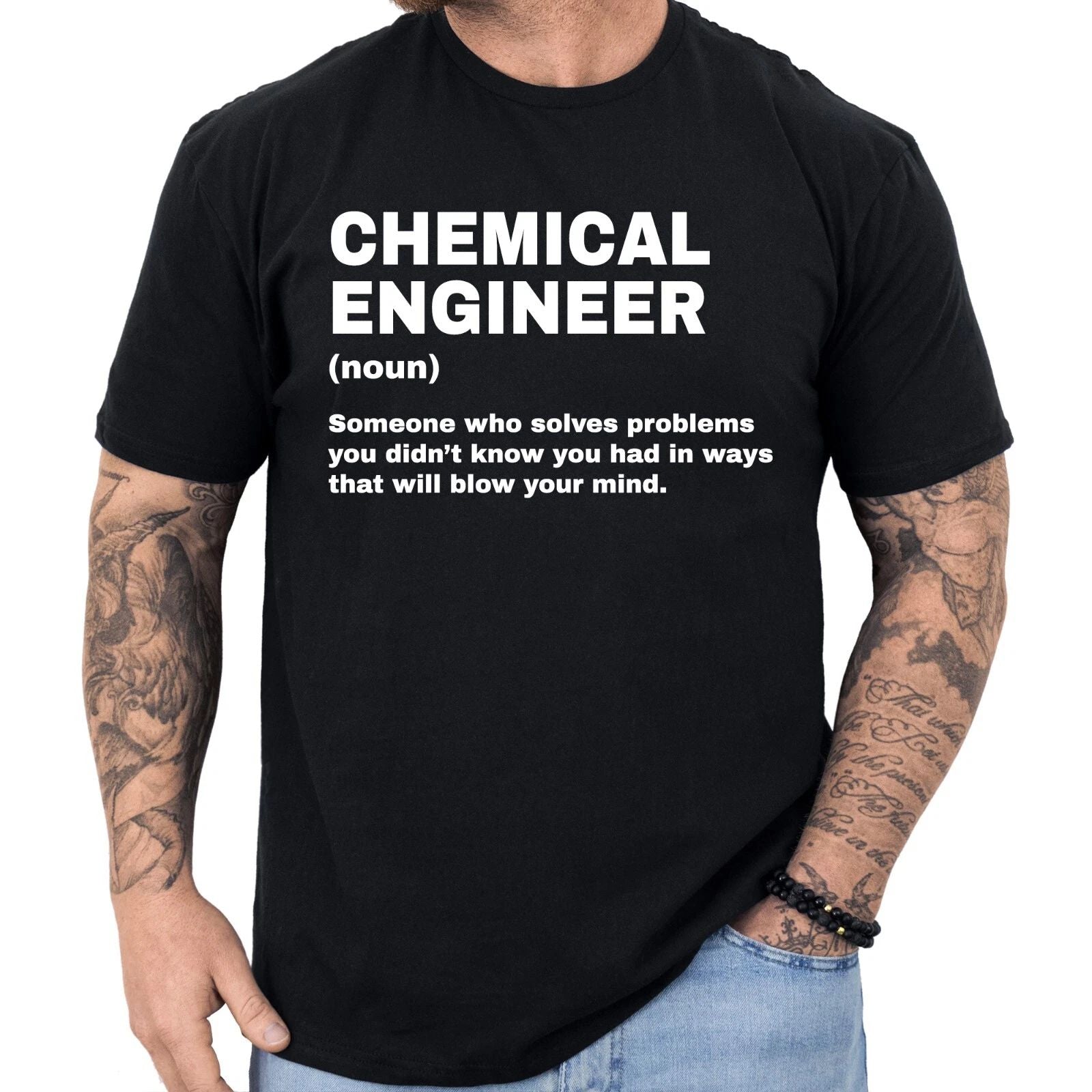 Chemical Engineer Definition T-shirt Funny Gifts Profession Shirt Men & Women