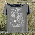 Vintage Lion Aesthetic Comfort Tee Retro Style Shirt Men Women Gift Idea