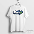 Classic 2025 Valor Blue Hillsboro Hops Logo T Shirts