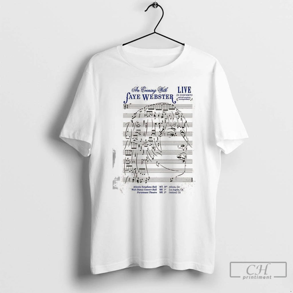 Classic An Evening With Faye Webster In Atlanta Oct 28 2025 T Shirts