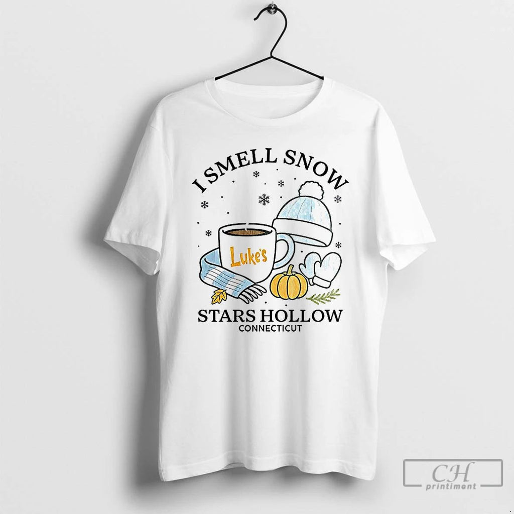 Premium I Smell Snow Stars Hollow Connecticut Christmas T Shirts