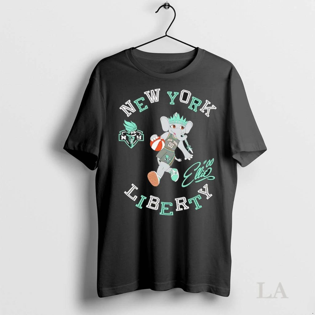 Original New York Liberty Ellie Mascot Numero Uno Signature