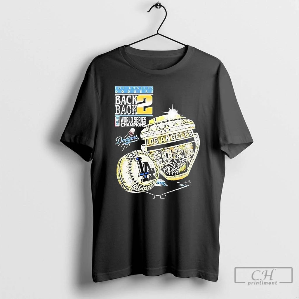 Premium Los Angeles Dodgers Back To Back World Series Champions 2025 Ring T Shirts