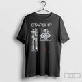 Classic Spacex Starship Rocket Earth Orbit Moon Mars And Beyond Vintage T Shirts