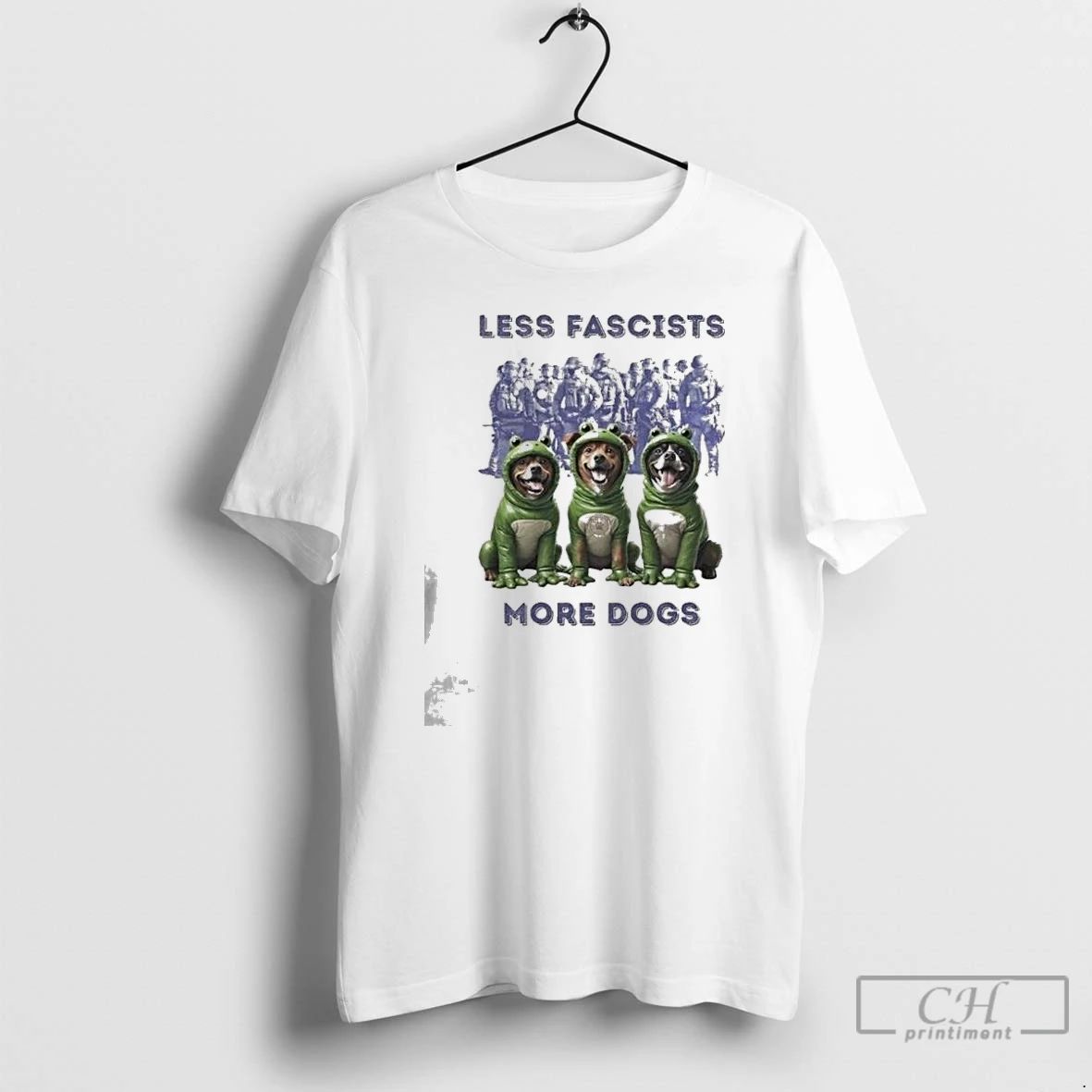Classic Less Fascists More Dogs T Shirts