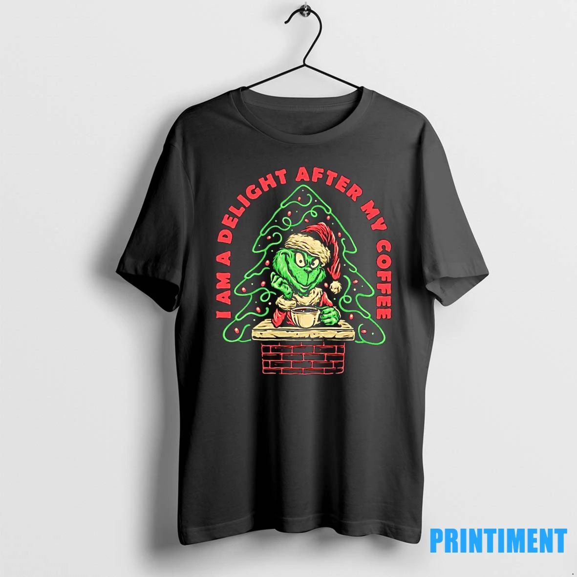 Grinch I Am A Delight After My Coffee Christmas Tshirts Sweater