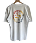 Vintage Retro Quiksilver Surf Rainbow Tee Size M